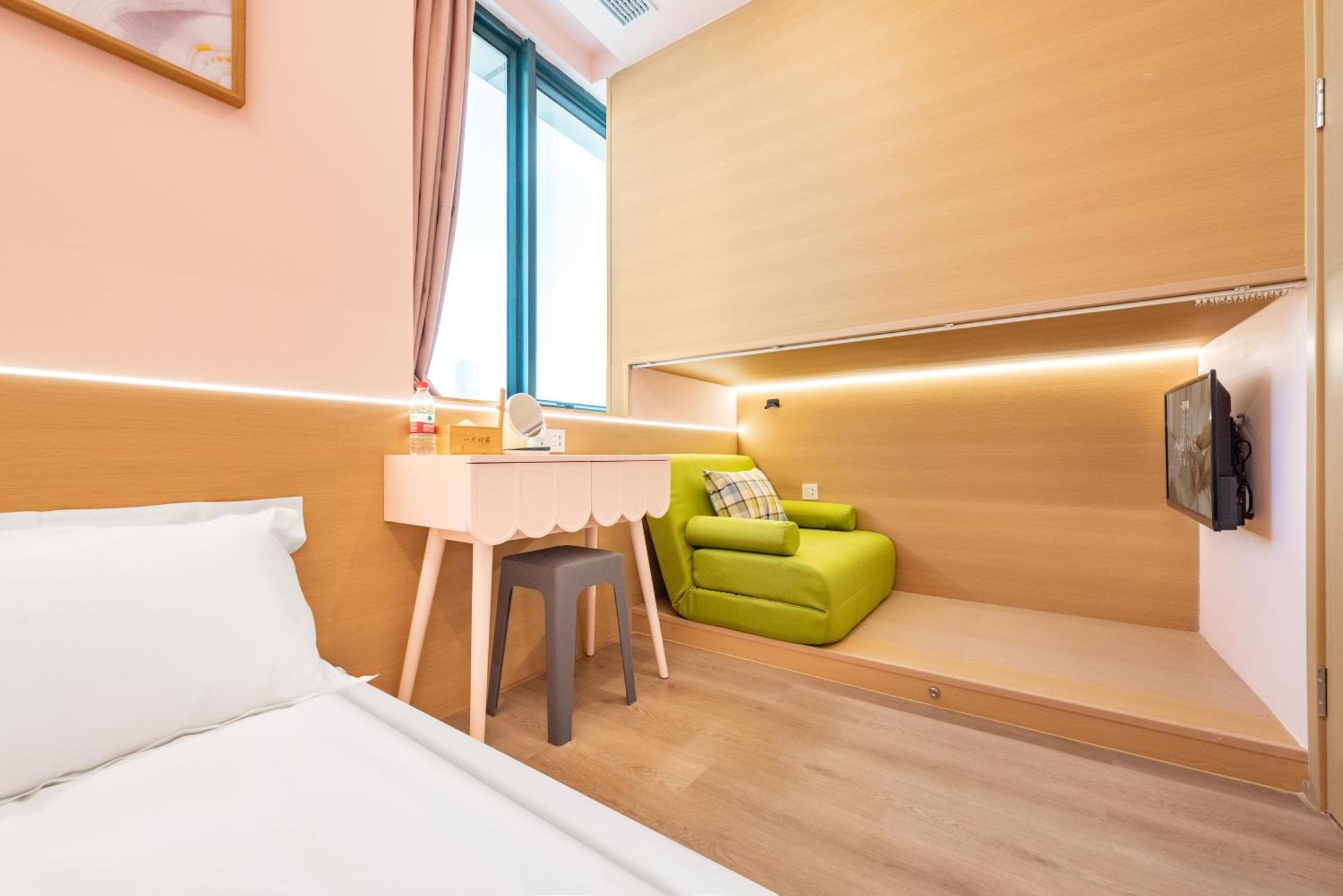 Lemon Hotel - Metro Line 1 Line 7 Changshu Road 200 Meters Shanghai Buitenkant foto