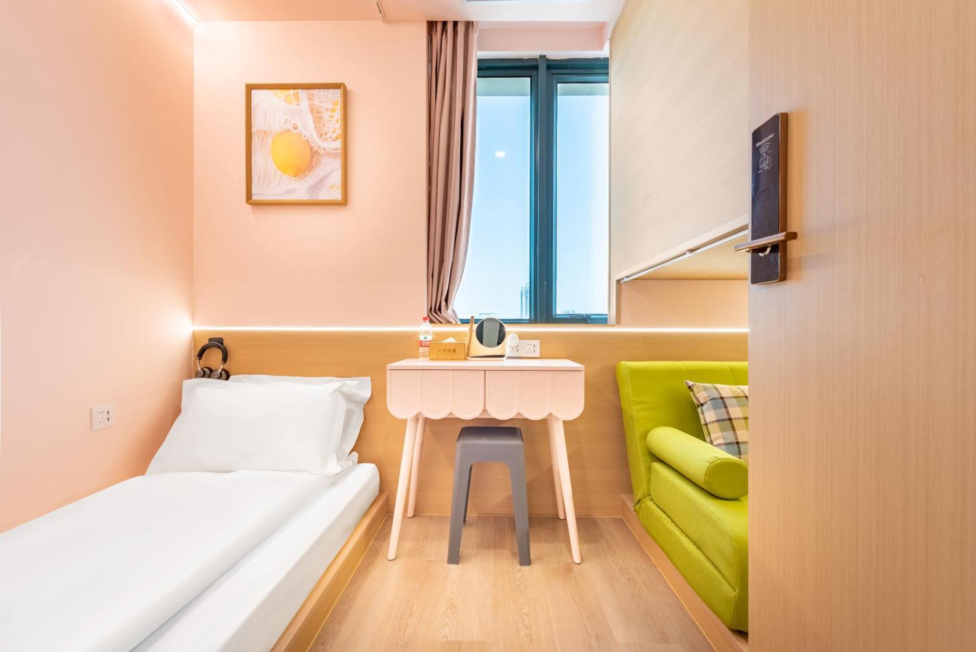 Lemon Hotel - Metro Line 1 Line 7 Changshu Road 200 Meters Shanghai Buitenkant foto